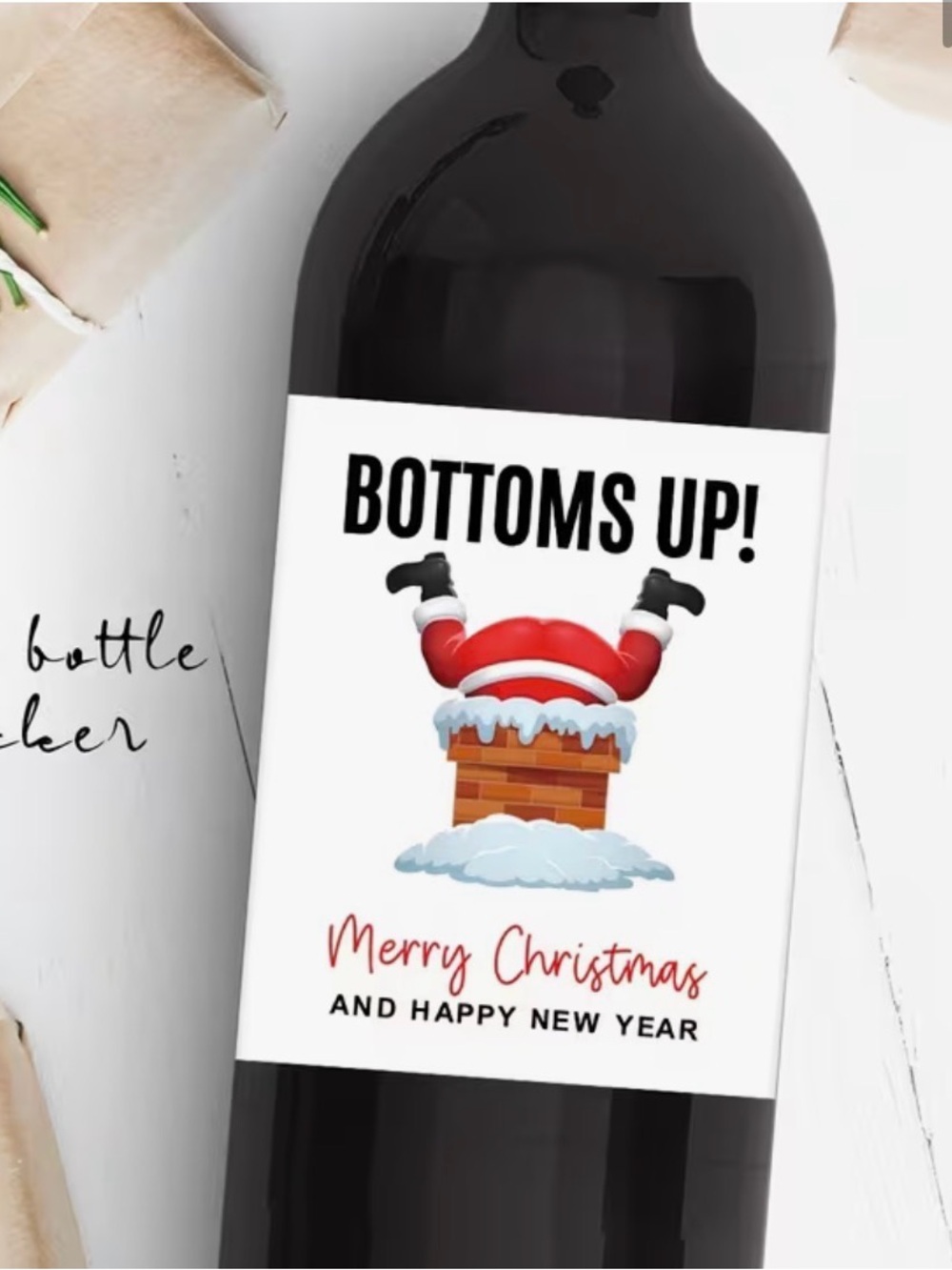 💕5/25💕Wine Bottle Labels Christmas Funny - Choose Your Favorite(s) - Picture 8 of 8
